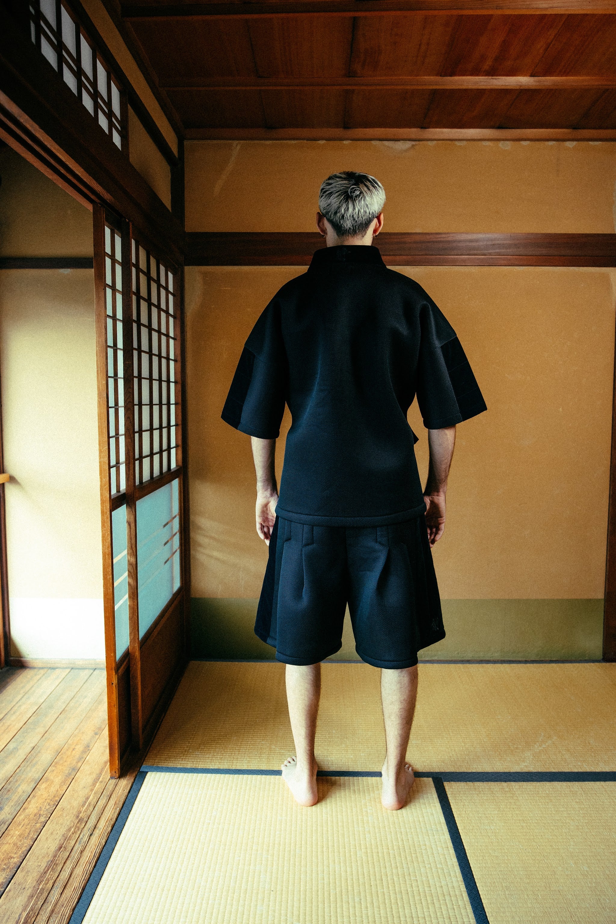 Stillness Hakama Shorts — back